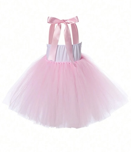 Pink tutu cow boy dress with hat