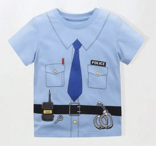 Police 👮‍♀️ fireman 👨‍🚒 t shirts