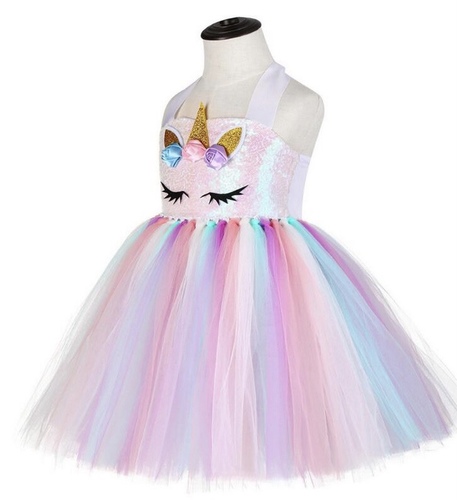 Unicorn tutu dress+ headband +wings