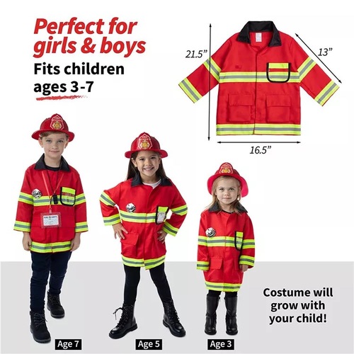 Deluxe Fire man costume