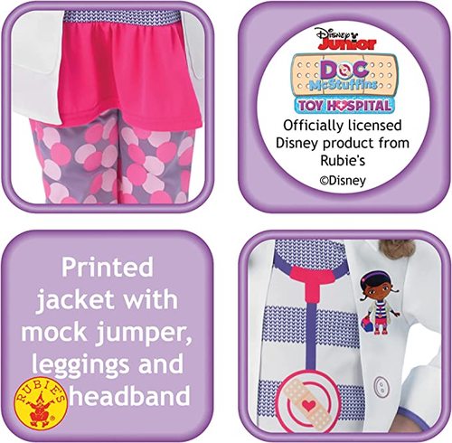 Rubie's Official Child's Doc Mcstuffins Child Costume - Toddler