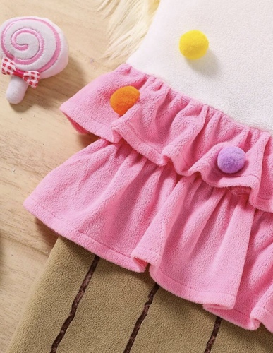 كبكيك 🧁 طقم فستان مع قبعة