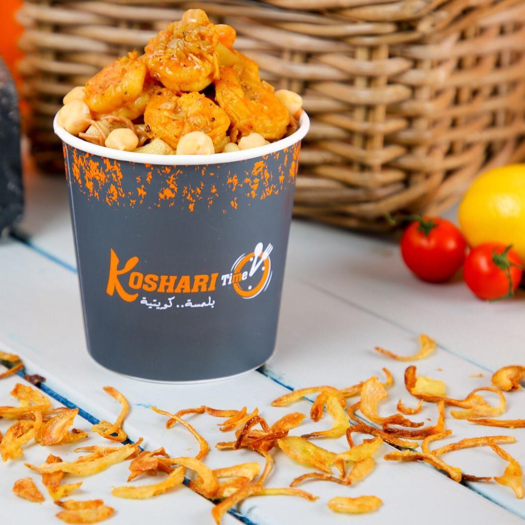 Koshari Time - Koshari Time Shrimp - Koshari time with special shrimp mix.