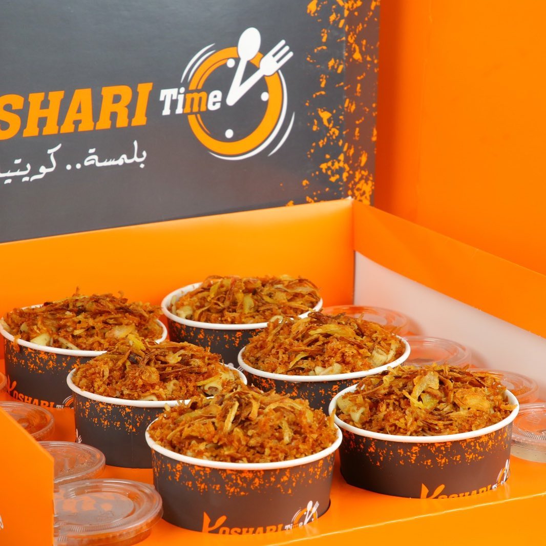 Zwara Time - 6 mini orignal koshari time. Served with tomato sauce and lemon in koshari time box.