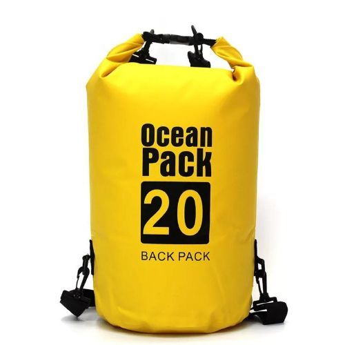 Thewaveskw - Yellow Waterproof Bag - 20 L