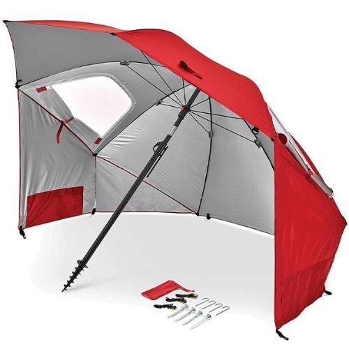 Thewaveskw - Red Umbrella Beach - UPF + 50  300 cm