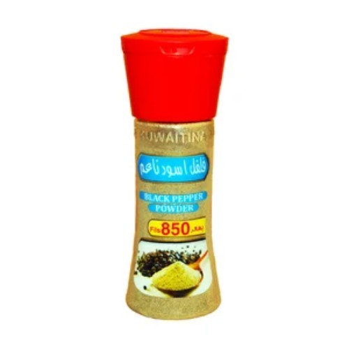 BLACK PEPPER POWDER - BOTTLE - plastic bottle easy to use - quality : excellent - origin : vietnam - weight : 90 gm