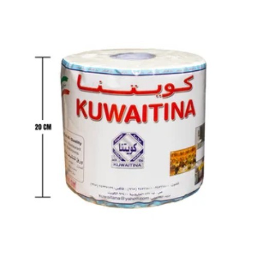 KUWAITINA TISSUE ROLL 400 gm - quality : excellent - soft - 2ply - 400 gm