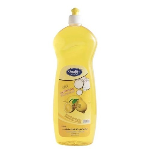 QUALITY DISH WASH LIQUID SOAP - LEMON - 1 ltr - high quality with lemon effective , weight : 1 liter