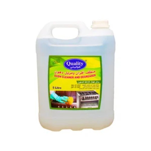 QUALITY OVEN CLEANER AND DEGREASER 5 ltr - effective liquid for cleaning fats and grease - weight : 5 ltr