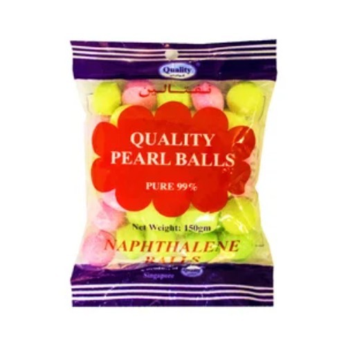 QUALITY PEARL BALLS 150GM ( NAPHTHALENE BALLS ) - COLORED - high quality - colored - pure