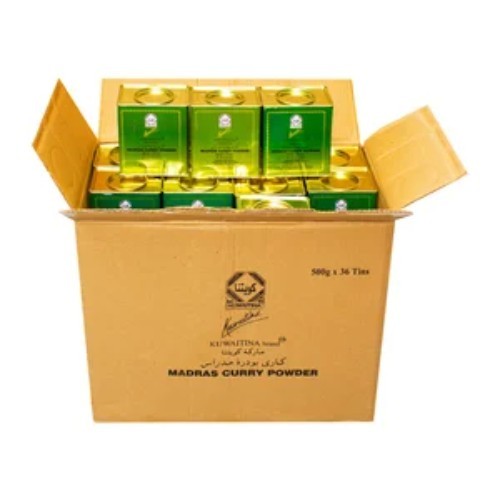 Kuwaitina - CRTN 36 PCS MADRAS CURRY POWDER 500 GM