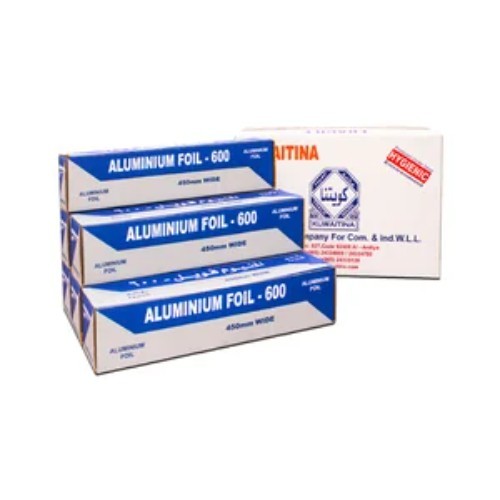 Kuwaitina - CARTON 6 PCS KUWAITINA ALUMINIUM FOIL 600 × 45CM - DARK BLUE - 6 pieces inside carton × 45 cm 1 roll = 60 meters