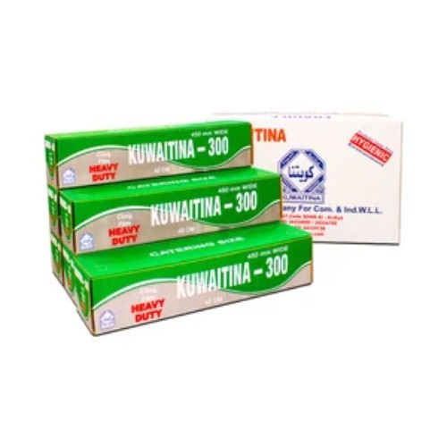 Kuwaitina - CARTON 6 PCS CLING FILM KUWAITINA 45 CM - 6 pieces inside carton weight : 1.250 kg width = 45 cm