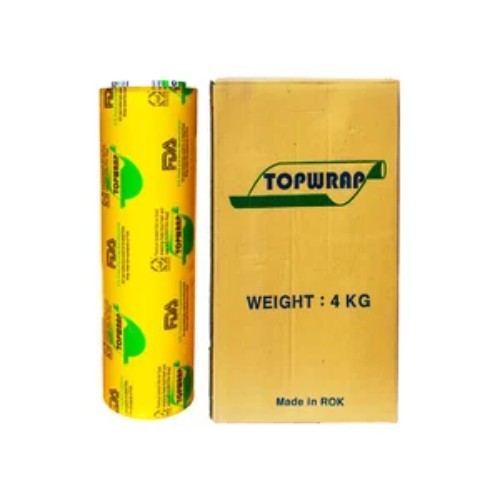 1 PCS CLING FILM ( TOP WRAP ) 45CM - 3.550 KG - high quality - pure 100% - heavy duty - safe for food