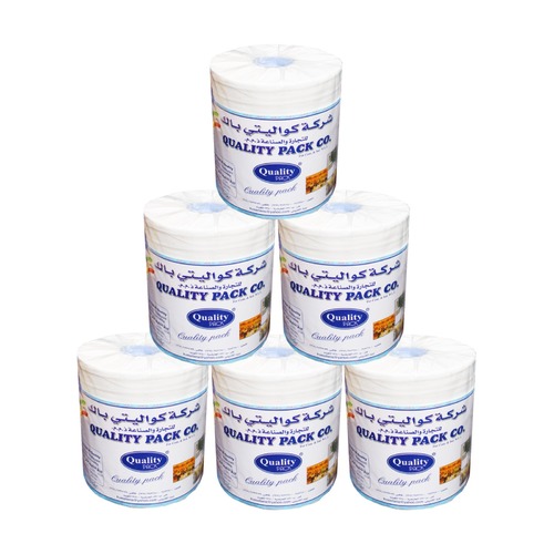 Kuwaitina - CARTON 6 PCS QUALITY TISSUE ROLL 1100 gm - 6 rolls
soft touch
2 ply