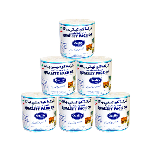 Kuwaitina - CARTON 6 PCS QUALITY TISSUE ROLL 440 gm - 6 rolls Embossed 1 ply