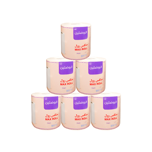 CARTON 6 PCS AL RAWDATEN TISSUE ROLL 700 gm - 6 rolls soft touch 2 ply