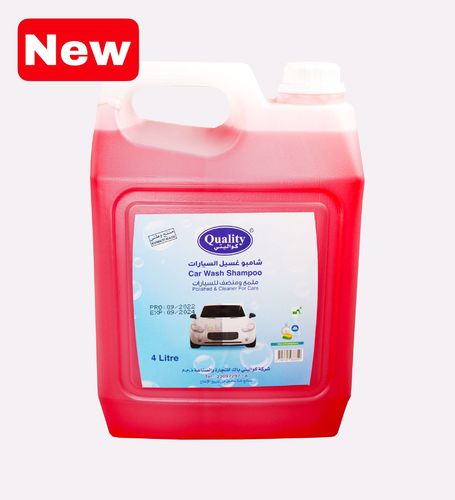 QUALITY CAR WASH SHAMPOO 4 LTR - polished & cleaner for cars gallon 4 liters