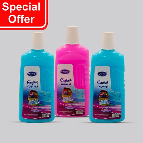 OFFER 3 PCS QUALITY FABRIC SOFTENER 1 LTR