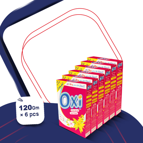 OFFER 6 PCS OXI POWDER DETERGENTS 120 GM - LAVENDER BREEZE - 6 pieces oxi powder detegents each piece 120 gm for normal washing machines