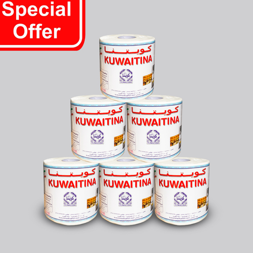 OFFER CARTON 6 PCS KUWAITINA TISSUE ROLL 800 GM