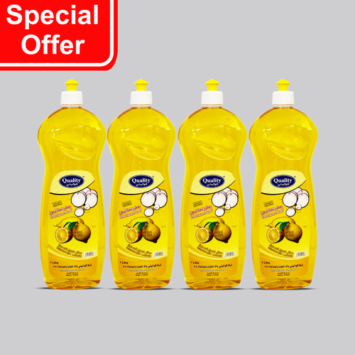 OFFER 4 PCS QUALITY DISH WASH LIQUID SOAP 1 ltr