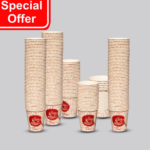 OFFER 150 PAPER CUP WITH HANDLE 7OZ