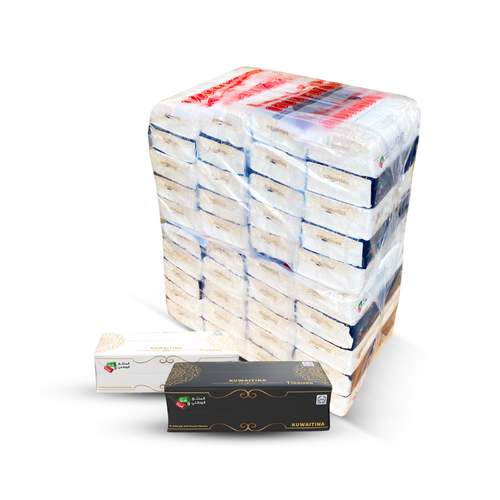 OFFER 40 PCS KUWAITINA TISSUE BAGS 200 SHEETS × 2PLY - 40 tissue bags 200 sheets 2ply soft touch towels inside plastic bags paper size : 210 × 220