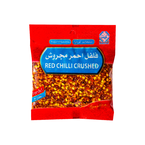 RED CHILLI CRUSHED - quality : excellent - origin : india - weight : 55 gm
