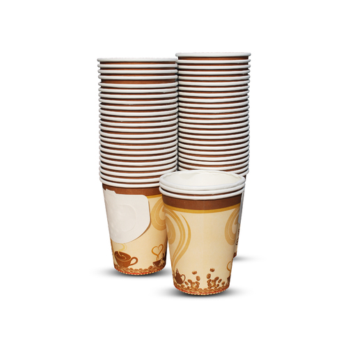 PAPER CUP WITH HANDLE 9O Z - 50 PCS