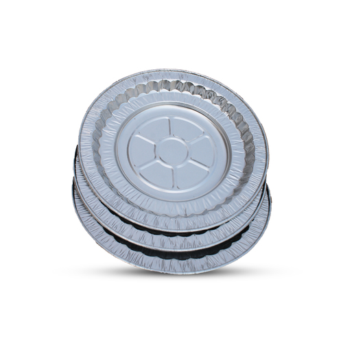 OFFER 4 PCS ALUMINUM ROUND TRAY C101 - Aluminum round tray for meals from 1 to 2 persons