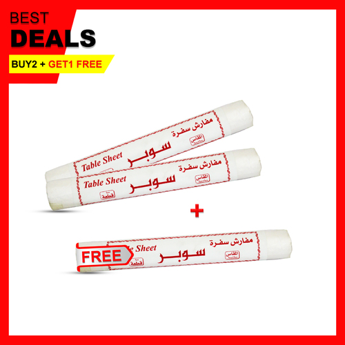 2 PCS TABLE SHEETS 100 METERS