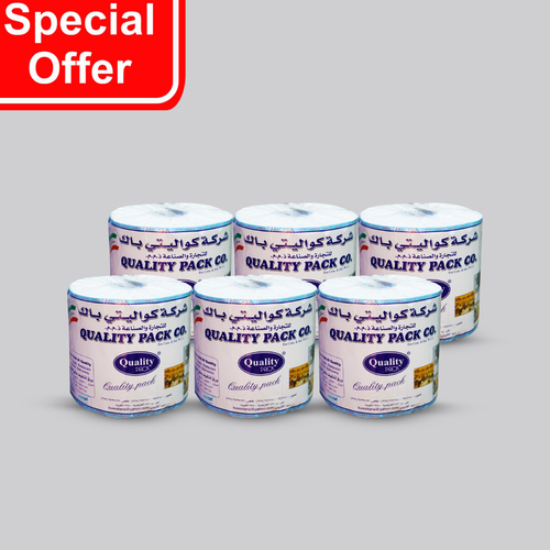OFFER CARTON 6 PCS QUALITY TISSUE ROLL 440 GM