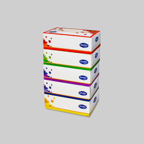 OFFER 5 PCS QUALITY TOWEL BOX - 150 sheets - 2 ply - soft touch - ( 210 cm × 190 cm )