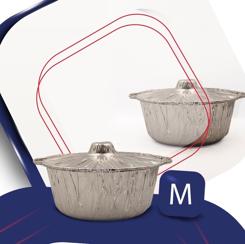 ALUMINIUM FOIL POT MEDIUM - 1 PIECE