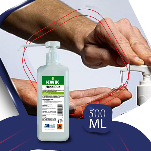 KWIK SANITIZER - LIQUID - rinse free hand sanitizer Ethanol : 70%