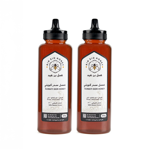 عسل سدر كويتي 1000g - عسل السدر الكويتييستخلصه النحل من أشجار السدر من مواقعنا المميزة في الكويت، يتميز بطعمة اللذيذ الفاخر وذو رائحة نفاذه. السر في هذا العسل هو وفرته بحبوب اللقاح من البيئة الكويتية وبالتالي فهو مفيد جداً لرفع المناعة وتقليل مشاكل الجهاز التنفسي.