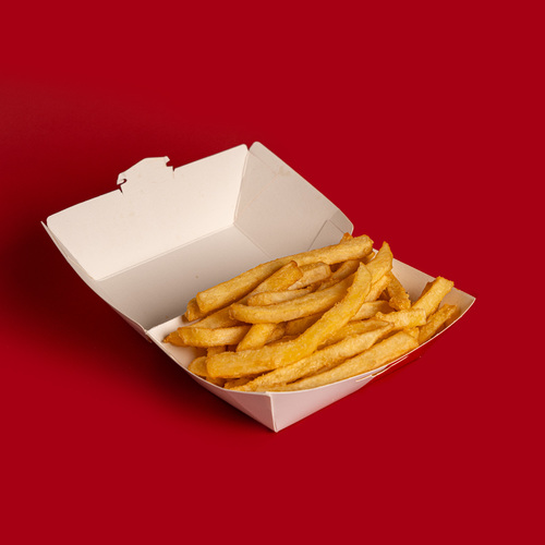 Normal Fries - Our classic French fries are golden brown and crispy on the outside, with a fluffy interior. They're the perfect accompaniment to any meal.