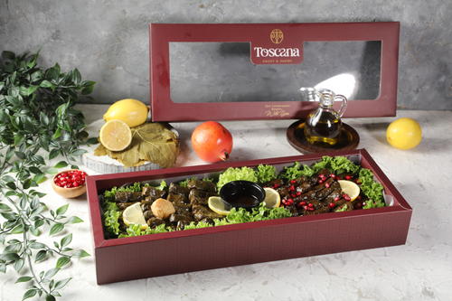 Grape leaves with pomegranate and lemon 48 pieces