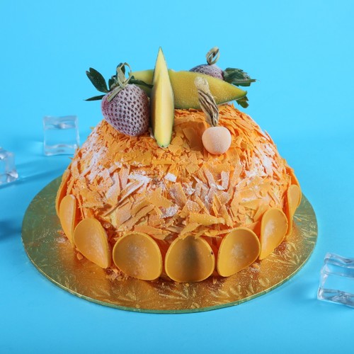 Mango Gelato Cake