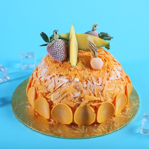 Mango Gelato Cake