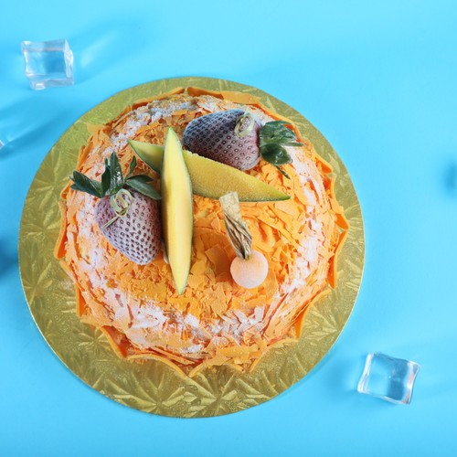 Mango Gelato Cake
