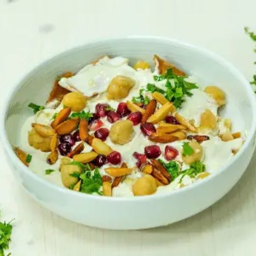 Chickpea Fettah With Yogurt