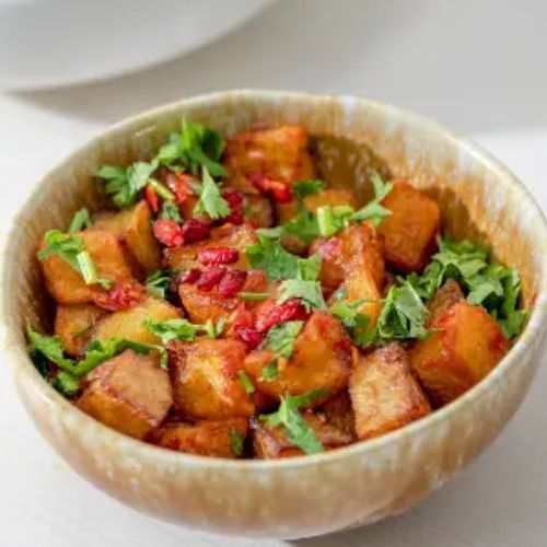 Spicy Potato Cubes