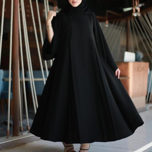 Hanay Abaya - Triple Cloche with Quantum Cracks Guinness - High quality internet - abaya with almalafae