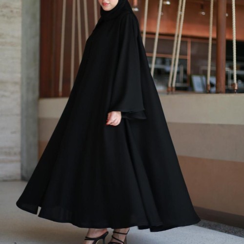 Triple Cloche With Sleeve Klosh - High quality internet - abaya with a wrap