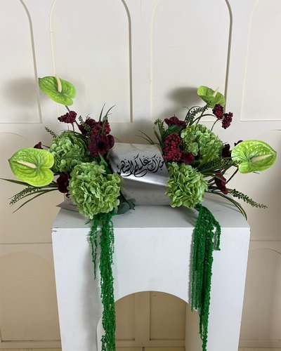 سنتربيس رمضاني - سنتر بيس ورد صناعي ✨ 
 تنسيق أنيق يضيف لمسة جمال للطاولة والمناسبات. 
 السعر: 25 د.ك القياس: العرض 65 سم