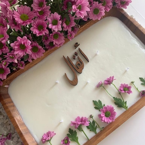 شمعه / ورد 💜/ اسم
