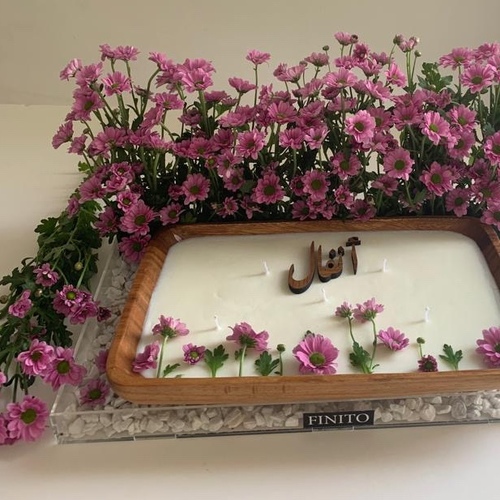 شمعه / ورد 💜/ اسم